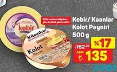 KEBİR / KAANLAR KOLOT PEYNİRİ 500 G